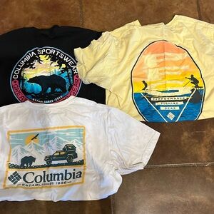 Bundle Columbia men’s t-shirts size large